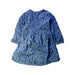 A Blue Long Sleeve Dresses from Stella McCartney in size 3T for girl. (Back View)