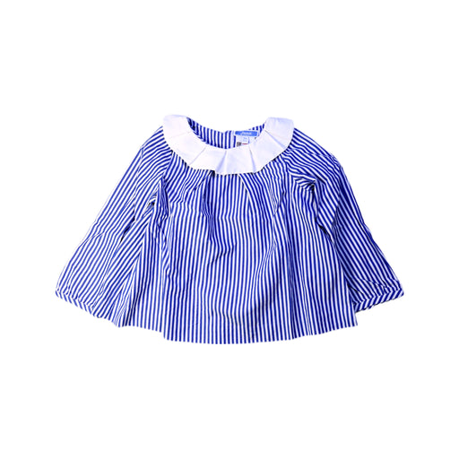 A Blue Long Sleeve Tops from Jacadi in size 3T for girl. (Front View)