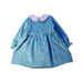 A Blue Long Sleeve Dresses from Lola Palacios in size 3T for girl. (Back View)