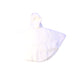 A White Bathrobes from Absorba in size 6-12M for girl. (Back View)