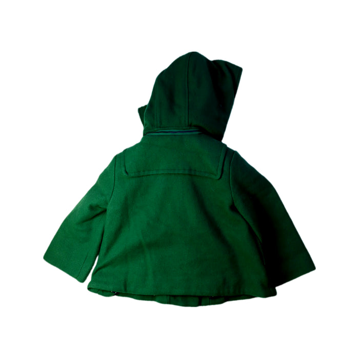 A Green Coats from Stella McCartney in size 4T for girl. (Back View)