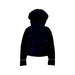 A Navy Puffer/Quilted Jackets from Moncler in size 6T for boy. (Front View)