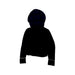 A Navy Puffer/Quilted Jackets from Moncler in size 6T for boy. (Back View)