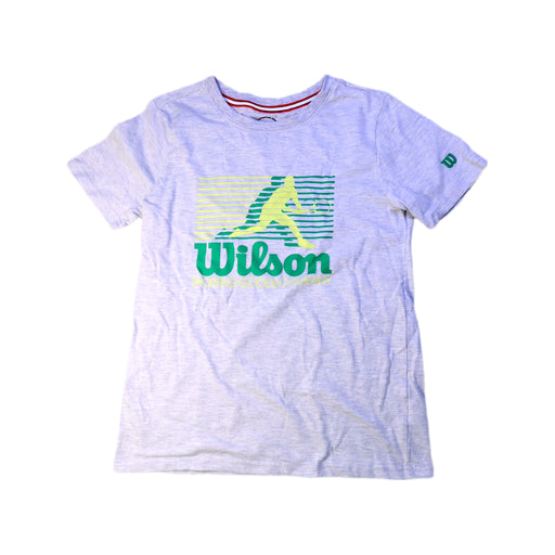A White Short Sleeve T Shirts from Wilson in size 12Y for boy. (Front View)