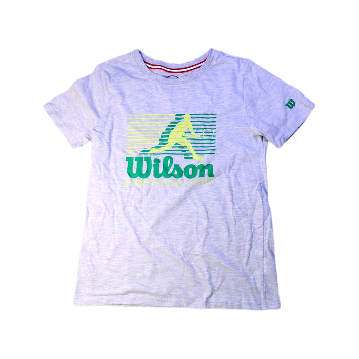A White Short Sleeve T Shirts from Wilson in size 12Y for boy. (Front View)