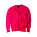 A Pink Cardigans from Ralph Lauren in size 5T for girl. (Front View)