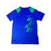 A Blue Short Sleeve T Shirts from Nike in size 11Y for boy. (Front View)