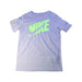 A Purple Short Sleeve T Shirts from Nike in size 11Y for boy. (Front View)