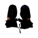 A Black Ski Gloves from Swany in size 9Y for neutral. (Back View)