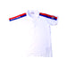 A White Short Sleeve Polos from Moncler in size 12Y for boy. (Front View)