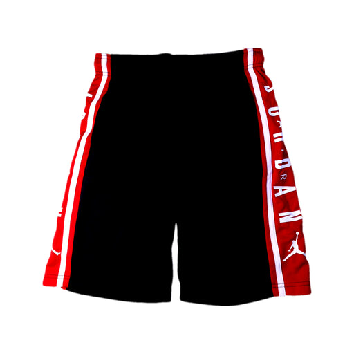 A Black Shorts from Air Jordan in size 14Y for boy. (Front View)