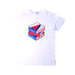 A White Short Sleeve T Shirts from Jacadi in size 12Y for boy. (Front View)