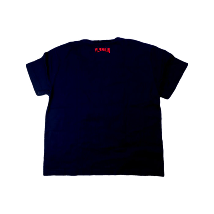 A Navy Short Sleeve T Shirts from Vilebrequin in size 10Y for boy. (Back View)