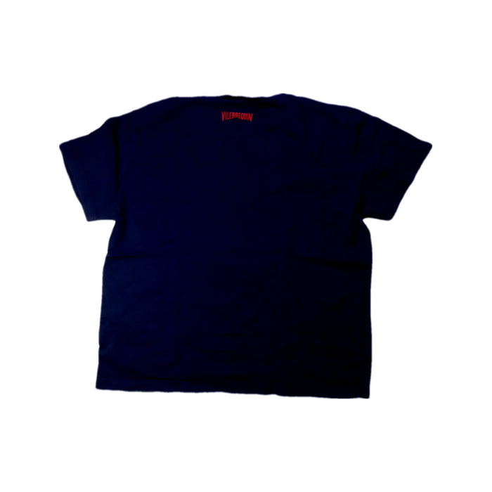 A Navy Short Sleeve T Shirts from Vilebrequin in size 12Y for boy. (Back View)
