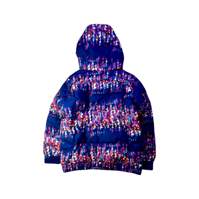 A Multicolour Ski Jackets from Spyder in size 6T for girl. (Back View)