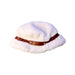 A White Winter Hats from Chloe in size 10Y for girl. (Front View)