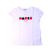 A White Short Sleeve T Shirts from Jacadi in size 8Y for girl. (Front View)