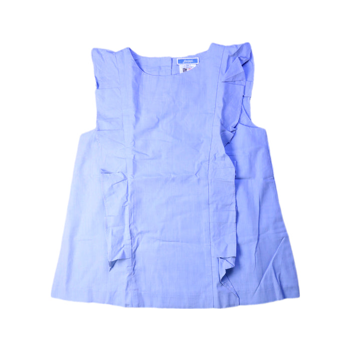 A Blue Sleeveless Tops from Jacadi in size 8Y for boy. (Front View)
