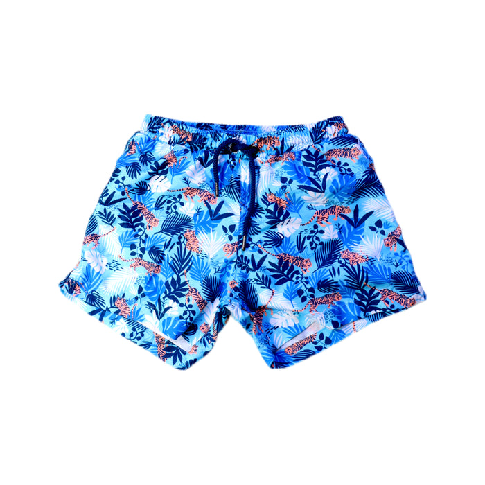 A Blue Swim Shorts from Sunuva in size 5T for boy. (Front View)