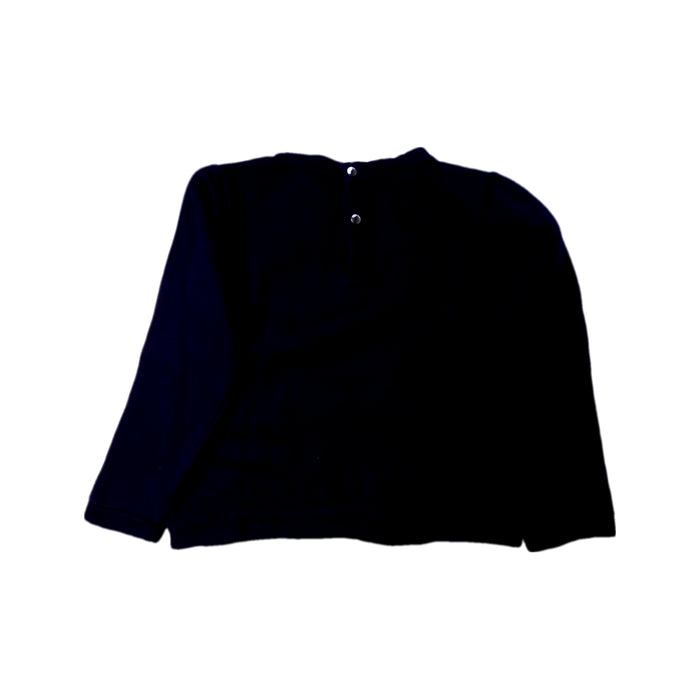 A Black Long Sleeve Tops from Jacadi in size 6T for girl. (Back View)