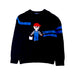 A Black Knit Sweaters from Jacadi in size 6T for boy. (Front View)