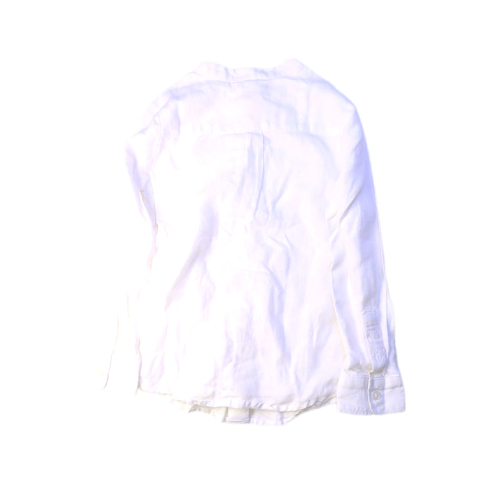 A White Long Sleeve Shirts from Jacadi in size 6T for neutral. (Back View)