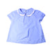 A Blue Short Sleeve Shirts from Jacadi in size 6T for girl. (Front View)