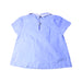 A Blue Short Sleeve Shirts from Jacadi in size 6T for girl. (Back View)