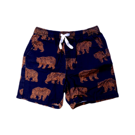 A Navy Shorts from Seed in size 7Y for boy. (Front View)