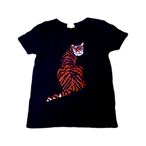 A Black Short Sleeve T Shirts from Seed in size 7Y for boy. (Front View)