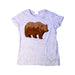A Grey Short Sleeve T Shirts from Seed in size 6T for girl. (Front View)