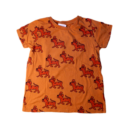 A Orange Short Sleeve T Shirts from Seed in size 5T for boy. (Front View)
