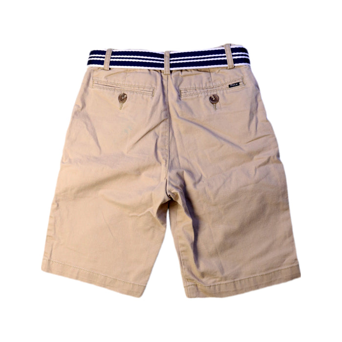 A Beige Shorts from Polo Ralph Lauren in size 7Y for boy. (Back View)
