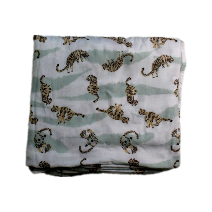 A White Swaddles from Nest Designs in size Newborn for boy. (Back View)