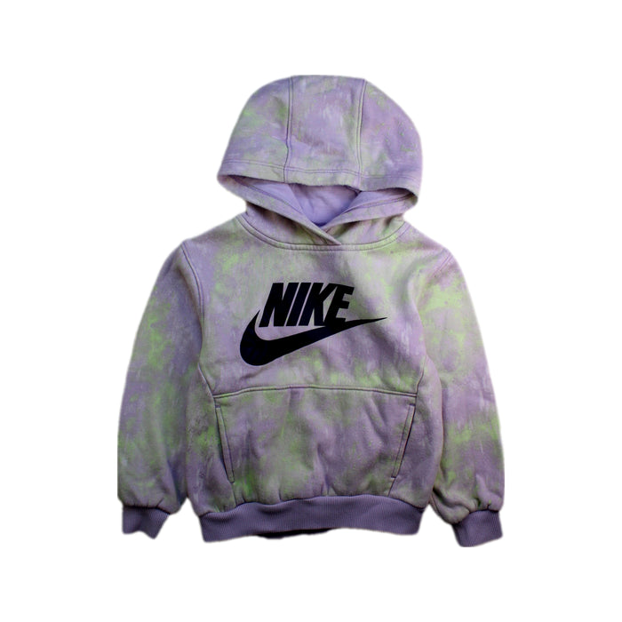 A Purple Hooded Sweatshirts from Nike in size 3T for girl. (Front View)