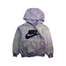 A Purple Hooded Sweatshirts from Nike in size 3T for girl. (Front View)