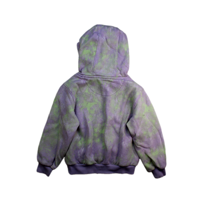 A Purple Hooded Sweatshirts from Nike in size 3T for girl. (Back View)