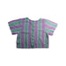 A Green Short Sleeve Tops from Seed in size 4T for girl. (Back View)