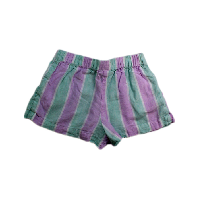 A Purple Shorts from Seed in size 4T for girl. (Back View)