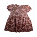 A Brown Short Sleeve Dresses from Seed in size 3T for girl. (Back View)