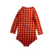 A Orange Rash Guards from Seed in size 3T for girl. (Back View)