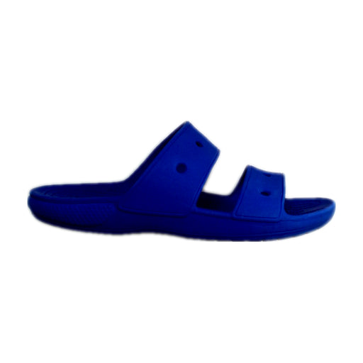 A Blue Sandals from Crocs in size 14Y for neutral. (Front View)