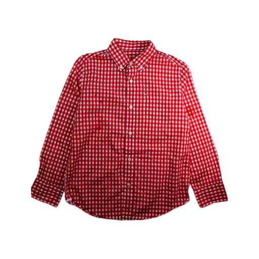 A Red Long Sleeve Shirts from Crewcuts in size 10Y for boy. (Front View)
