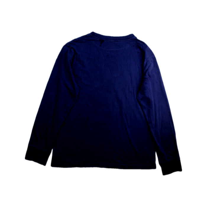 A Navy Long Sleeve T Shirts from Polo Ralph Lauren in size 10Y for boy. (Back View)