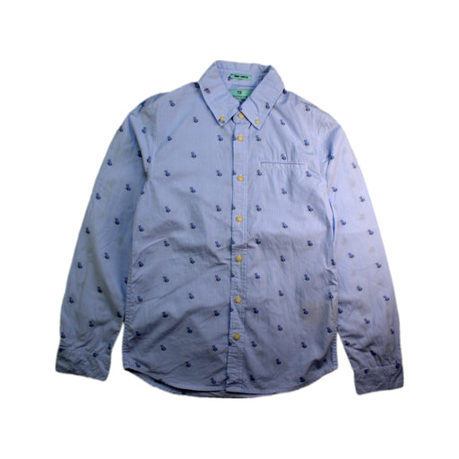 A Blue Long Sleeve Shirts from Scotch & Soda in size 10Y for boy. (Front View)