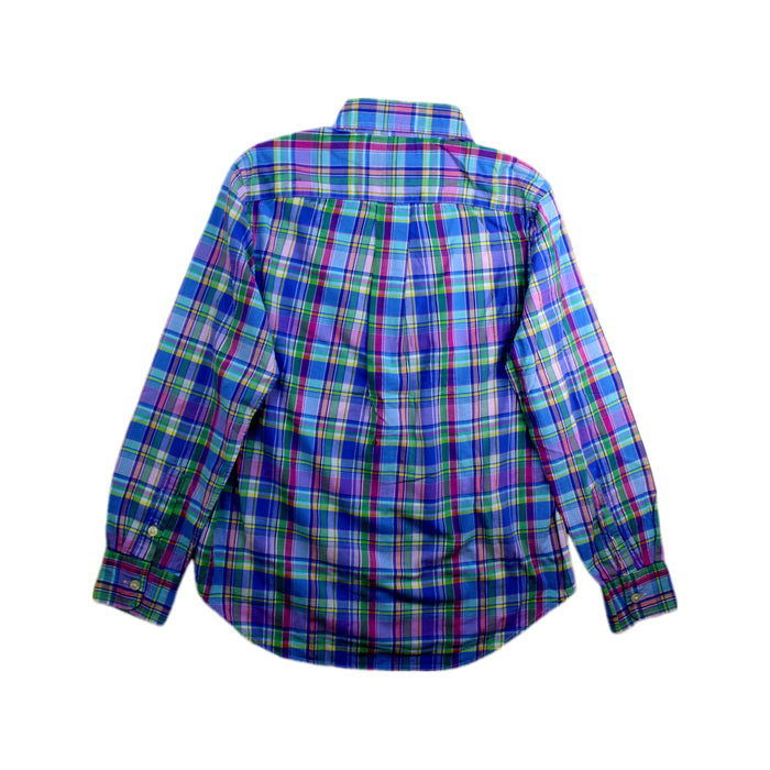 A Multicolour Long Sleeve Shirts from Ralph Lauren in size 8Y for boy. (Back View)