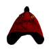 A Red Winter Hats from Boden in size 5T for boy. (Front View)