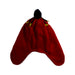 A Red Winter Hats from Boden in size 5T for boy. (Back View)