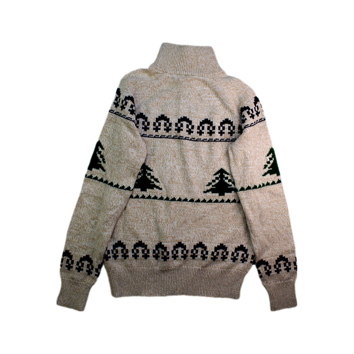 A Beige Knit Sweaters from Crewcuts in size 12Y for boy. (Back View)