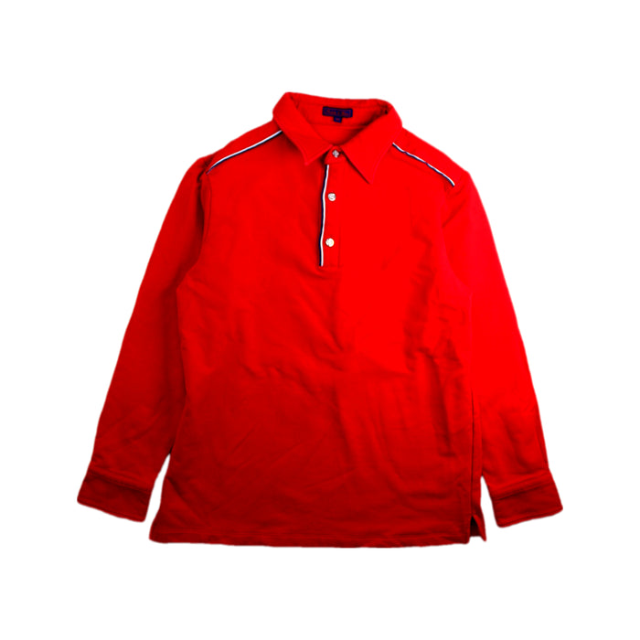 A Red Long Sleeve Polos from Nicholas & Bears in size 12Y for boy. (Front View)